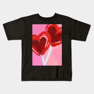 Heart Lollipop Kids T-Shirt